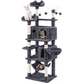 67" Multi-Level Cat Tree Tower with 2 Condos & Hammock Basket S236280