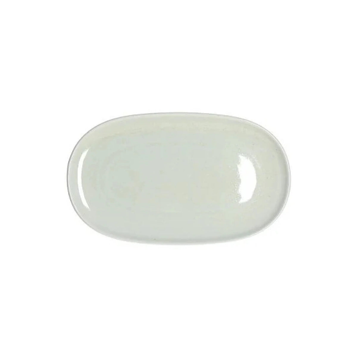 Oval Plate 25cm Grey D655