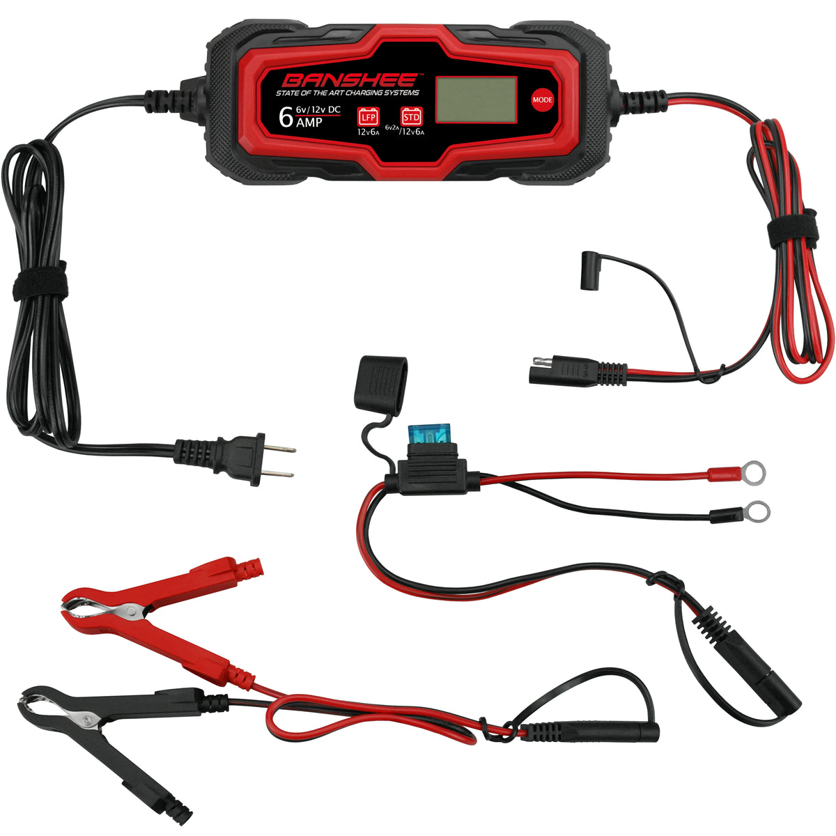 6-12V 6A Smart Car Battery Charger S415392