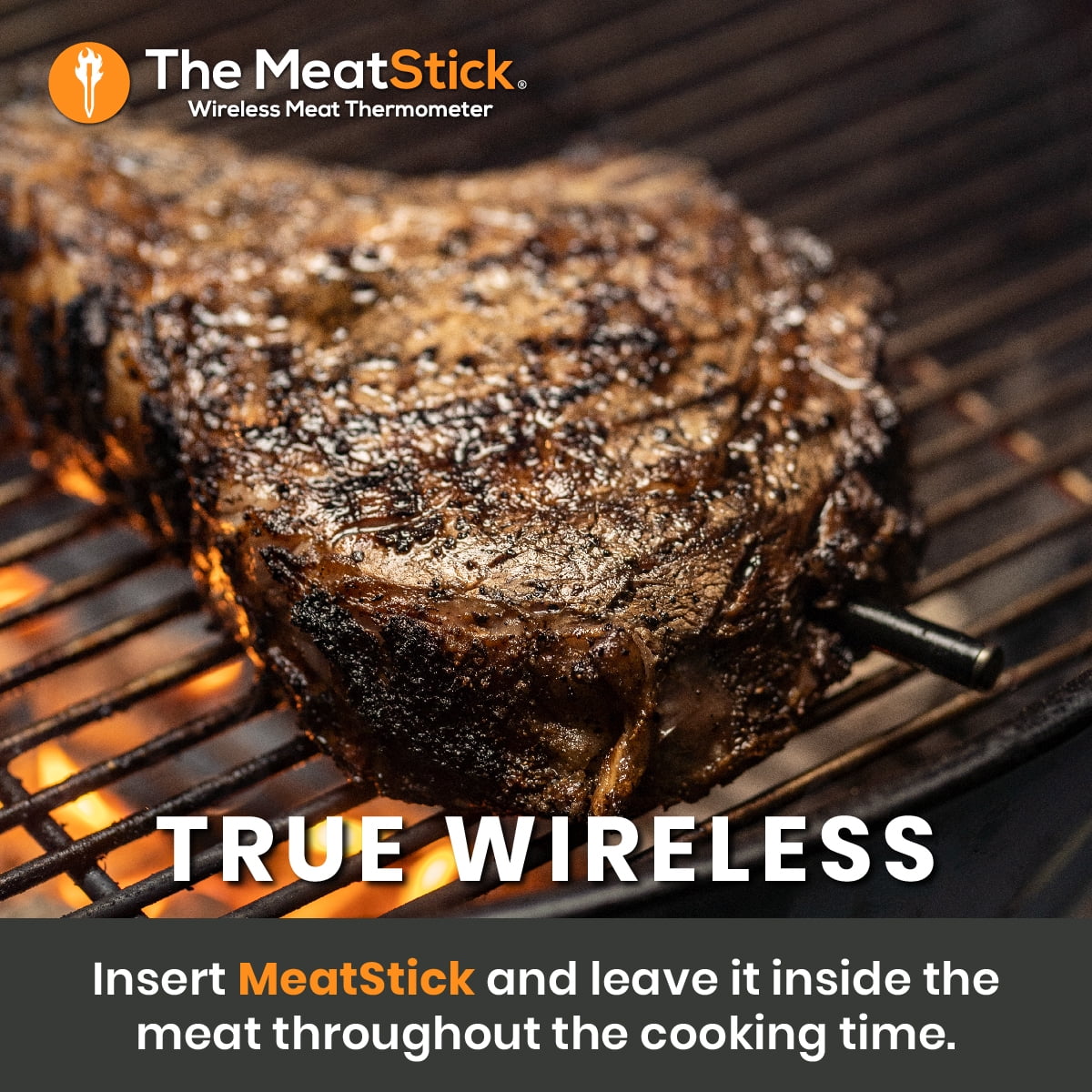 Smart Wireless Meat Thermometer Digital Food Probe with Bluetooth C13417