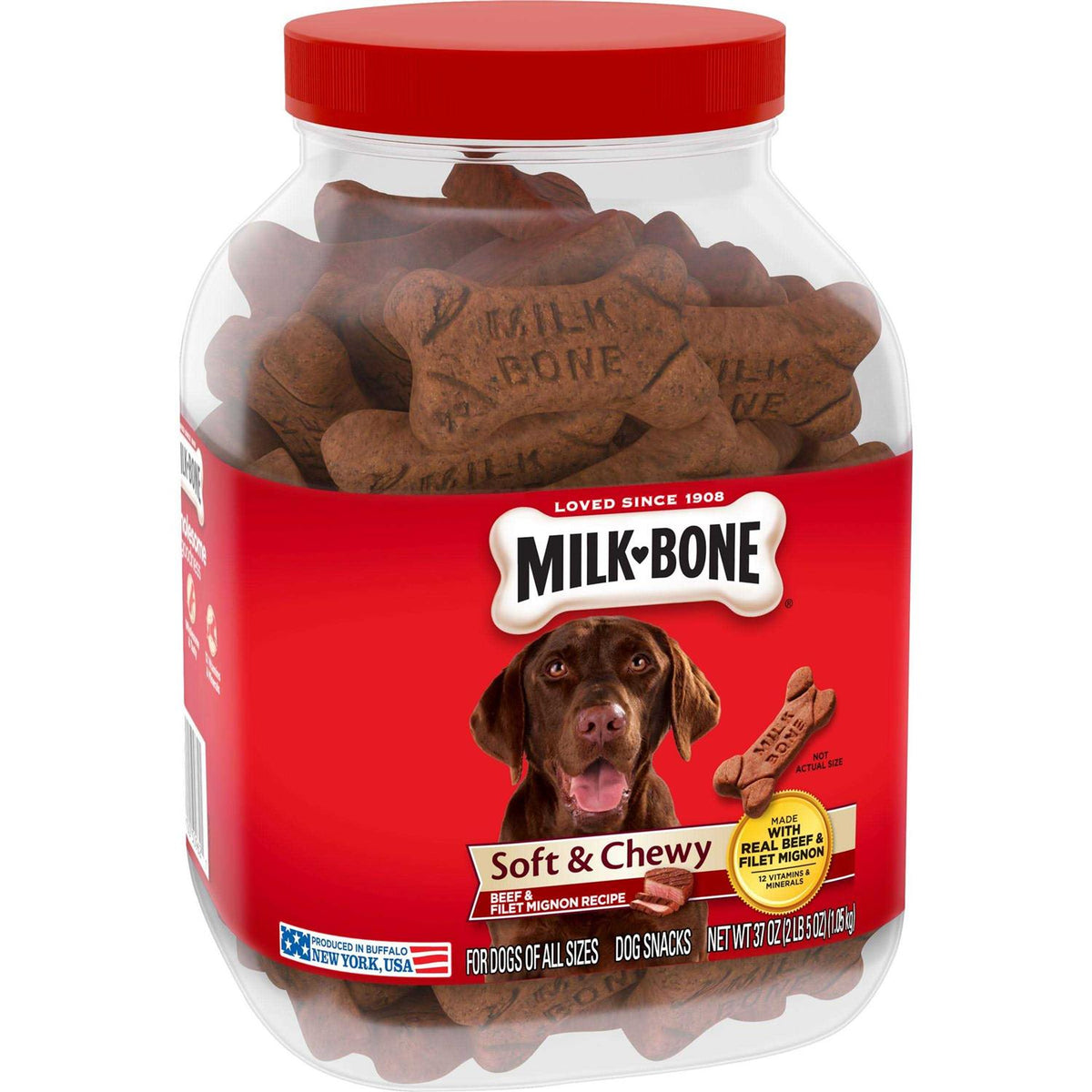 Soft & Chewy Beef Recipe Dog Snacks F15787