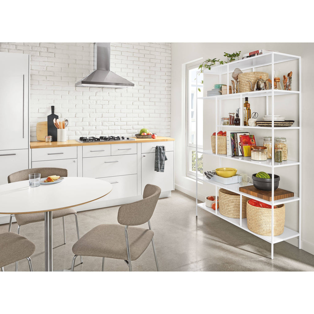 Modern Bookcase 15d 48W 72H in Ocean X91334