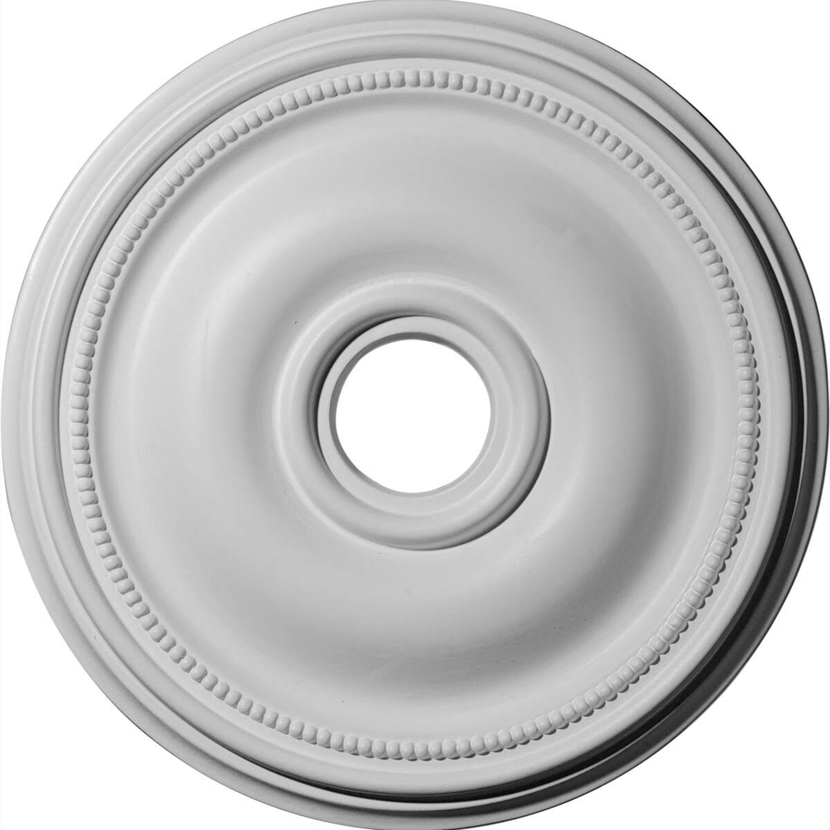18 1/8x22OD x 3 3/4x22ID x 1 1/8x22P Hand-Painted Brushed Mahogany Ceiling Medallion J663904