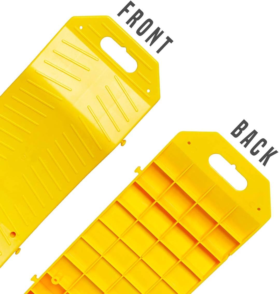4 Piece Tire Saver Ramps Wheel Protector, Durable Plastic, Pack of 2 B4501