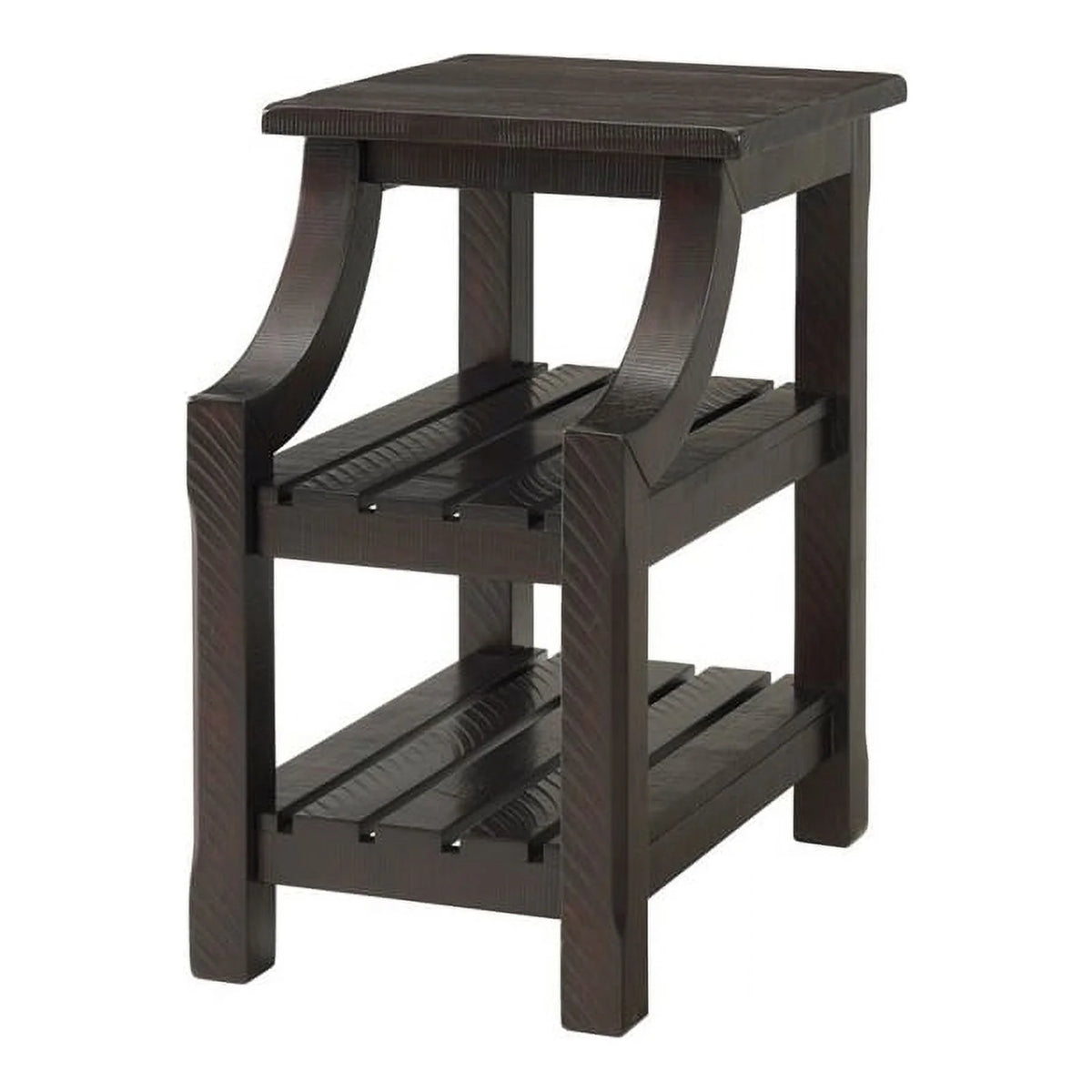 Espresso Coffee Table and Chairside Table Set C60338