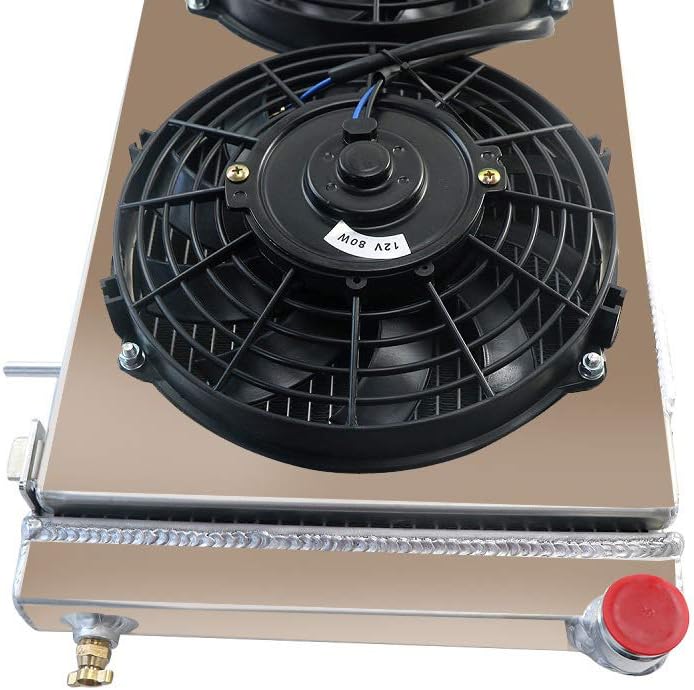 All Aluminum 3 Row Radiator with Shroud and 3X9 inch Fan U907