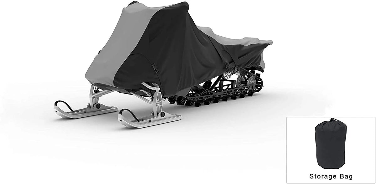 Snowmobile Cover with Built-in Securing Straps and Storage Bag X7378