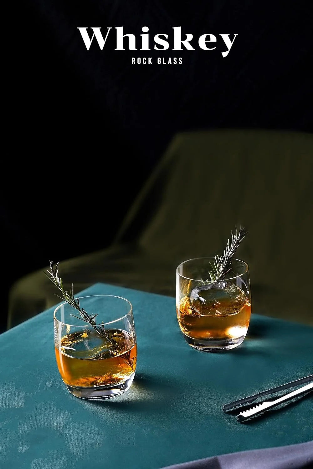 Crystal Double Old Fashioned Glasses Set Of 6 D3924