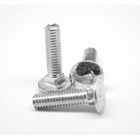 7/16 inch-14 x 4 1/2 inch Coarse Thread Grade 5 Carriage Bolt Medium Carbon Steel Zinc Plated Pk 112 T363