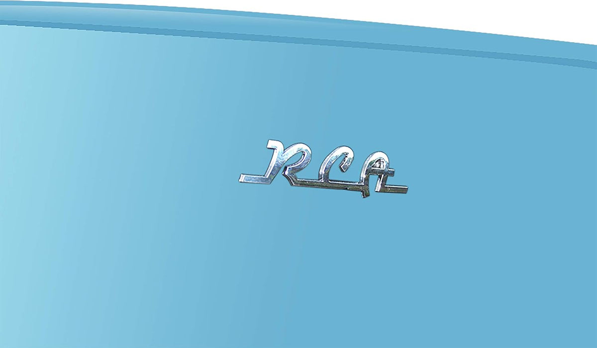 Retro 2 Door Refrigerator with Freezer, 10 cu ft, Blue Z30977