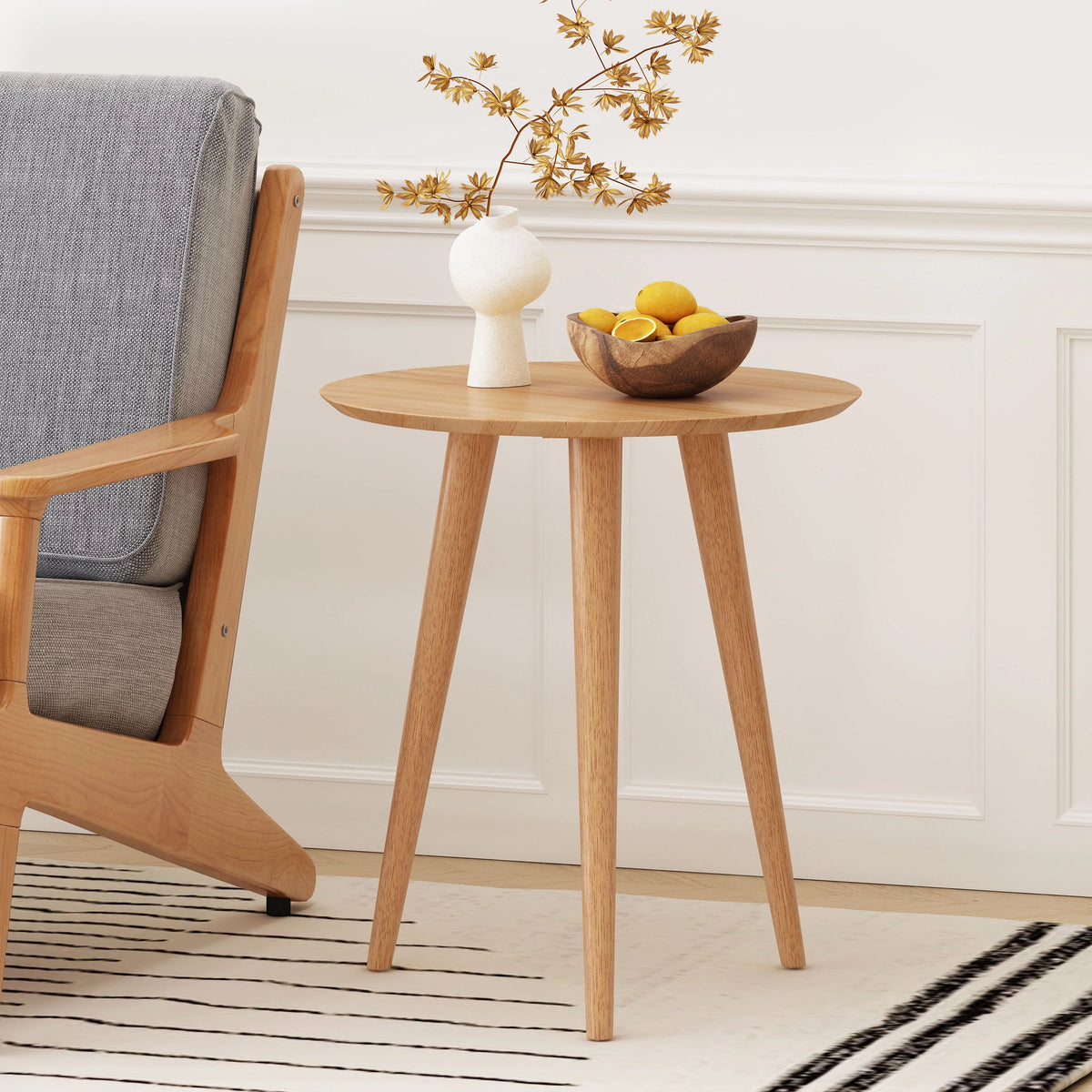 Mid Century Modern Wood End Table S68920