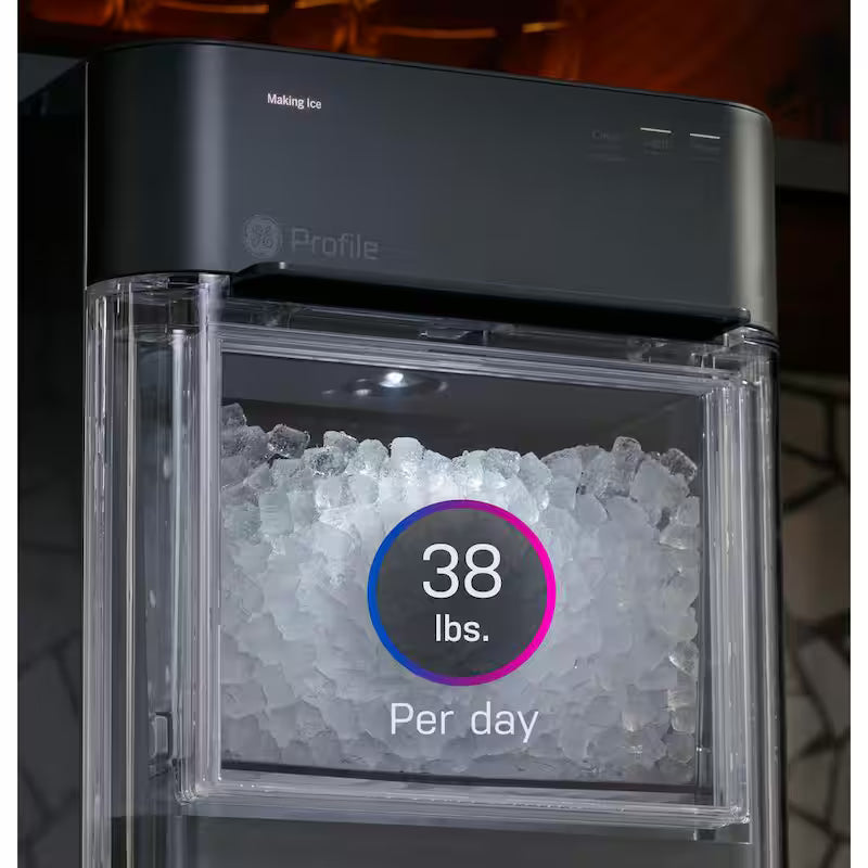 24 lb Portable Nugget Ice Maker in Stainless Steel N6437