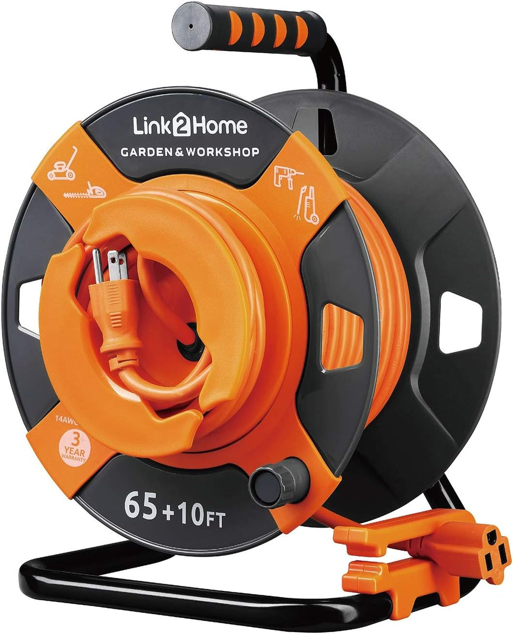 75 ft. 14 AWG SJTW Extension Cord with 4 Power Outlets Y4103