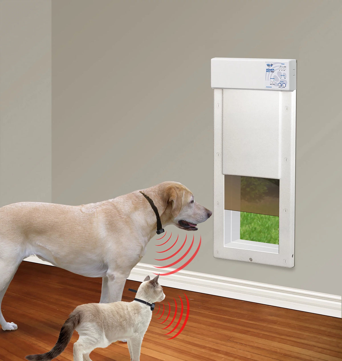 Large Opening Power Pet Door E29049