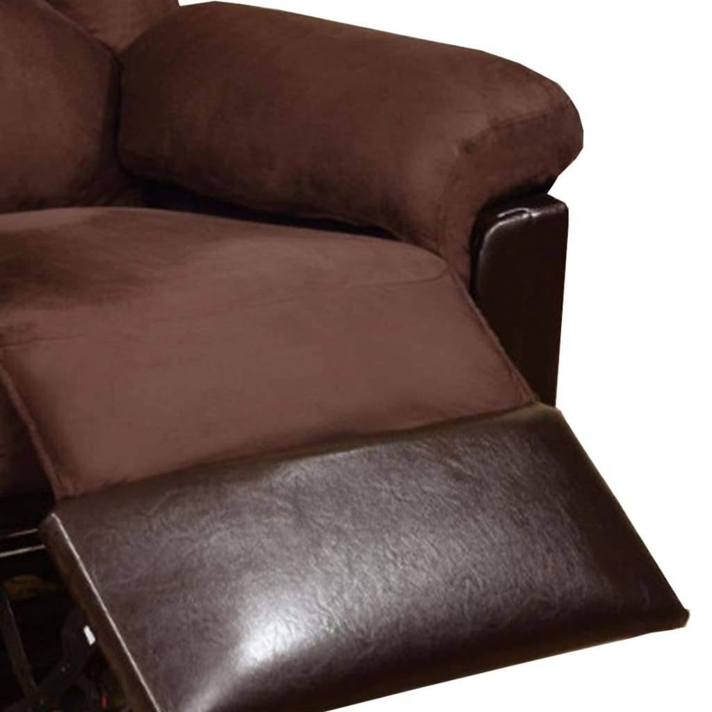 Chocolate Glider Recliner D9235